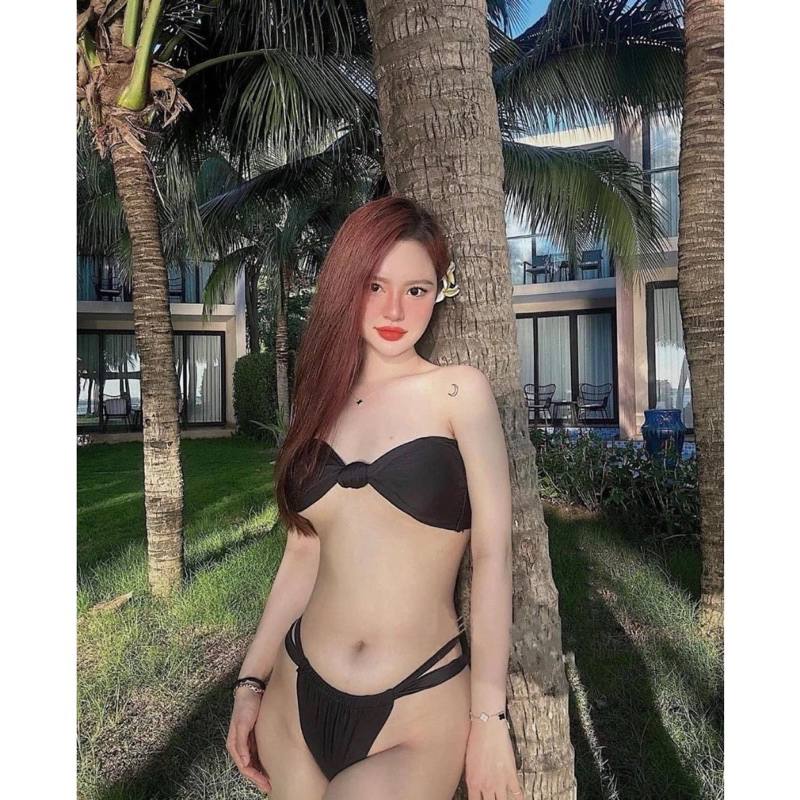 Bikini 2 mảnh phối nơ ngực sexy nhiều màu kèm ảnh thật | BigBuy360 - bigbuy360.vn