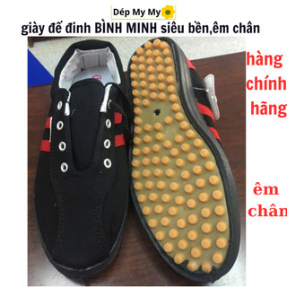  giày đế đinh BÌNH MINH đế cao su đúc liền.chạy bộ.thể dục.đi làm.chống trơn trượt.dã ngoại 