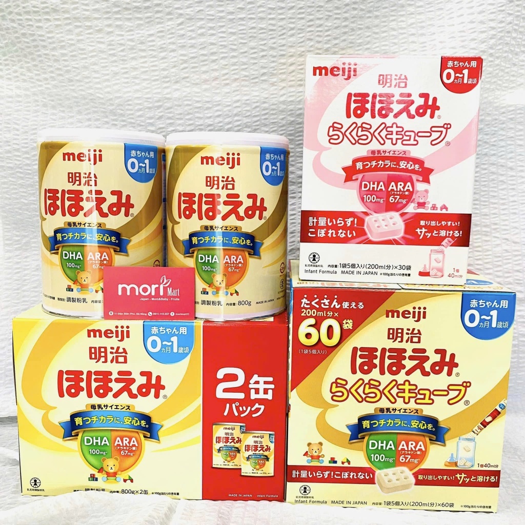 sữa meiji 0 -1 tuổi