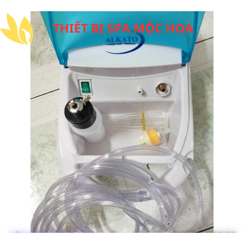 Máy Hút Mụn Alkato Nhật Bản Hút Dầu, Máy Khí Dung Mũi Họng Alkato Hút Bã Nhờn Se Khít Lỗ Chân Lông