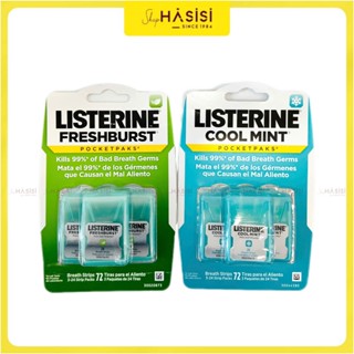 Miếng Ngậm Thơm Miệng LISTERINE - Freshburst Pocketpaks Breath Strips (24 Miếng x3 Hộp)