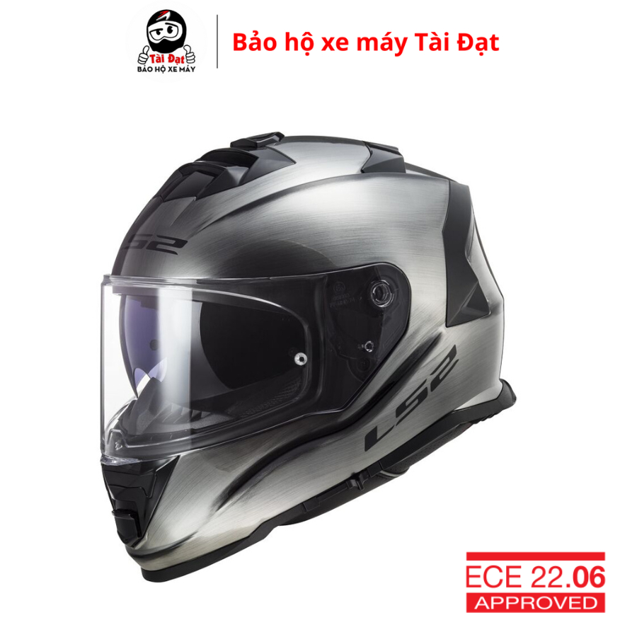 Mũ LS2 FF800 Storm Jeans Titanium ECE22.06 - Fullface 2 kính