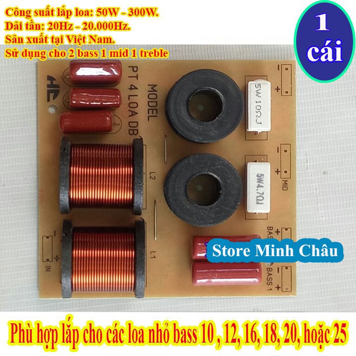 MẠCH PHÂN TẦN 4 LOA AD - GIÁ 1 MẠCH