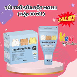TÚI TRỮ SỮA BỘT MOLLI ( hộp 30 túi )