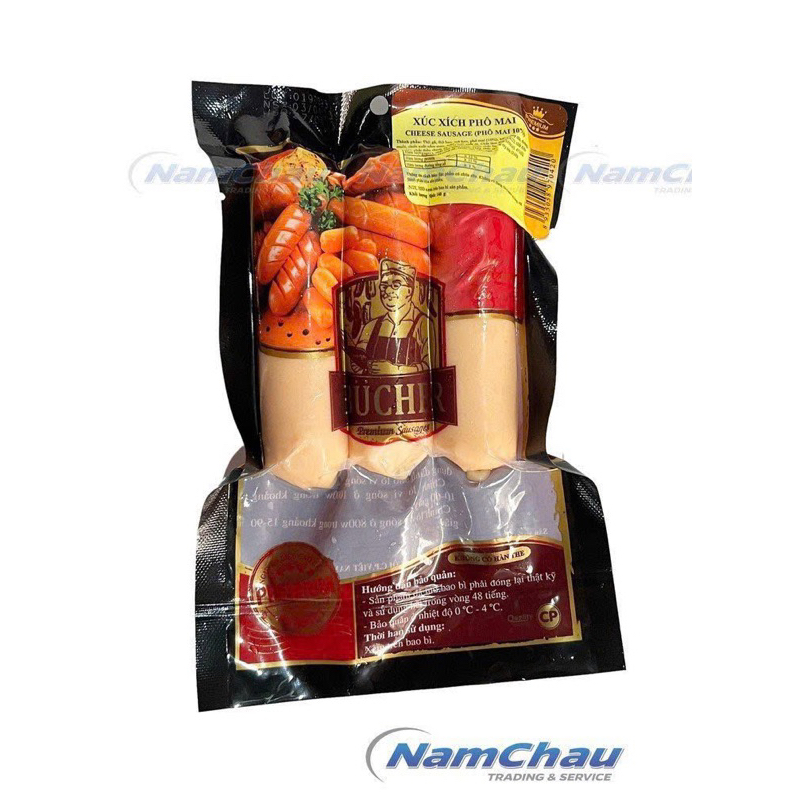 Xúc xích Phô mai CP GÓI 140GR/200GR [HN giao hỏa tốc] - 140GR