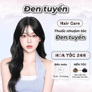  Thuốc nhuộm tóc Màu Đen Tự Nhiên - Lên Từ Mọi Nền Tóc - Hạ Nền - Hair_Care 