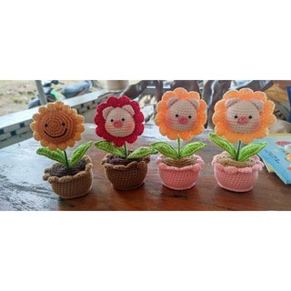 Chậu hoa bé heo bằng len (Ảnh Thật) - có nhiều phân loại để lựa chọn