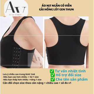 ÁO NỊT TOMBOY NGẮN CÓ VIỀN GÀI HÔNG NỊT BÓ SÁT, kiểu dáng thể thao