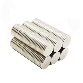 Nam châm viên 15x1.5mm( trắng) set ( 10 viên )