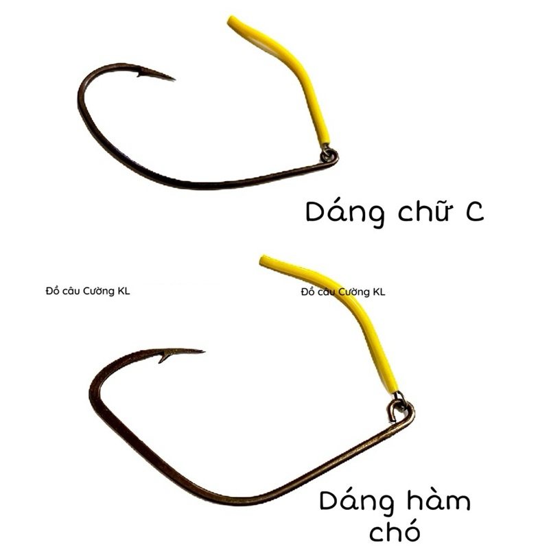 Combo 2 chiếc Lưỡi câu cá quả có cài