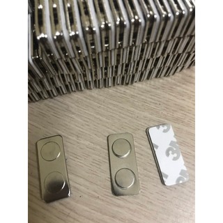 Thẻ tên nam châm KT 30X13MM, sét 5 cái