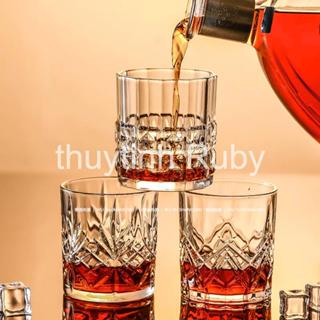 Ly rock kim cương pha lê uống whisky, cốc uống rượu tây mạnh
