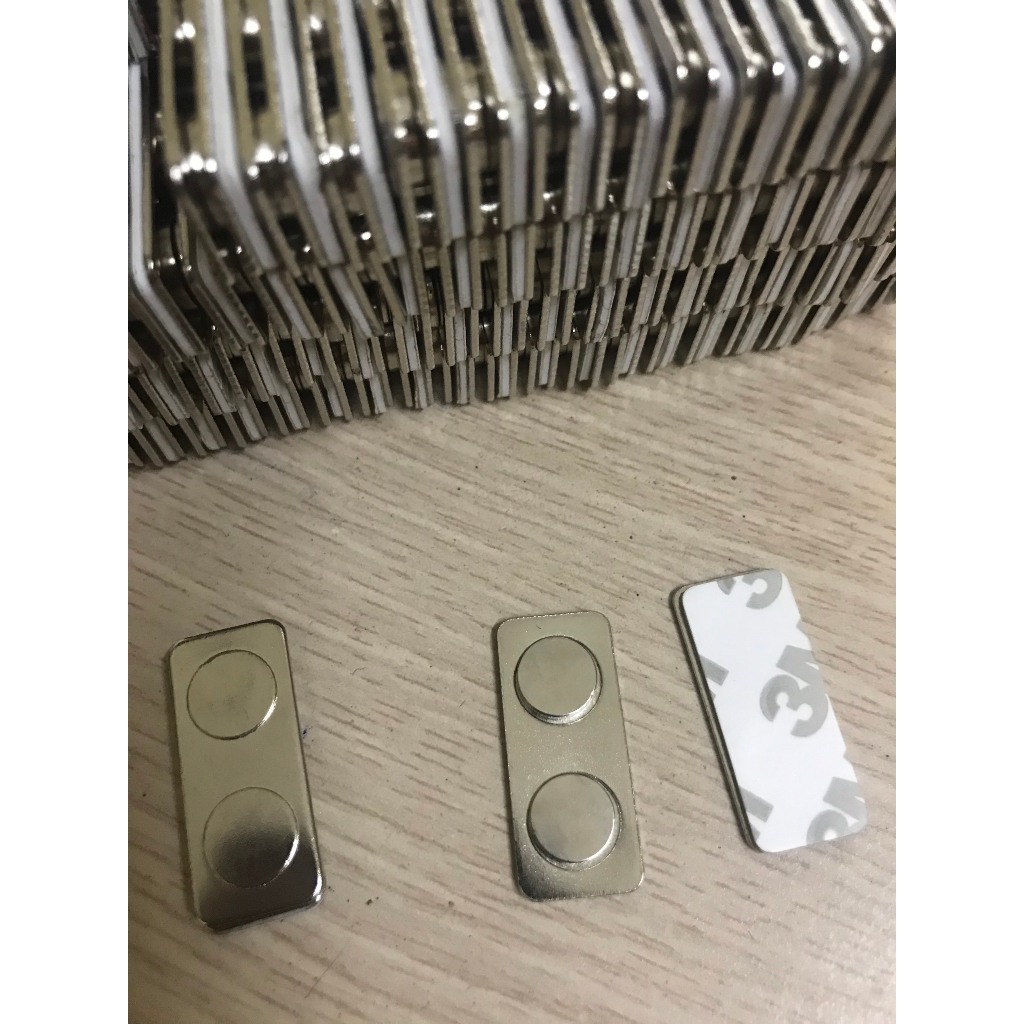 Nam châm thẻ tên 35x13mm, set 5 cái