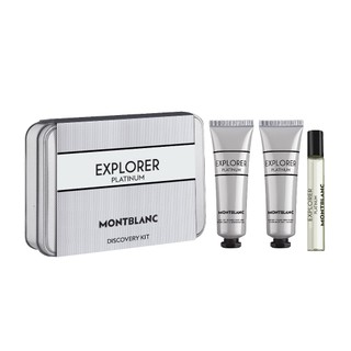 GIFT Montblanc Explorer Platinum EDP 7.5ml+Face Cream 30ml+Cleans 30ml