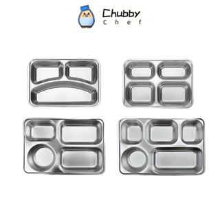 Khay cơm inox 304 cho bé có nắp đậy 3-5 ngăn sâu lòng phong cách Hàn Quốc khay inox đựng thức ăn khay cơm chia ngăn