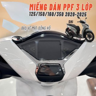Miếng dán PPF cao cấp 3 lớp bảo vệ mặt Đồng Hồ xe SH125/150/160/350i 2020-2025 (Đủ dụng cụ để dán)