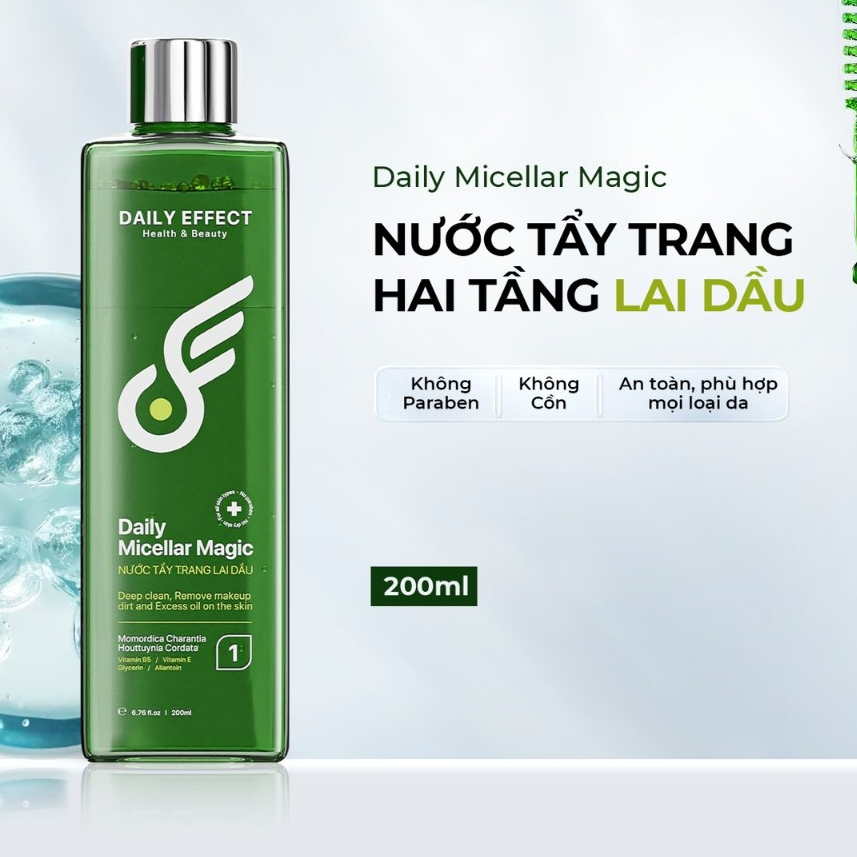 Nước Tẩy Trang 2 Tầng Lai Dầu Daily Micellar Magic Daily Effect Dịu Nhẹ