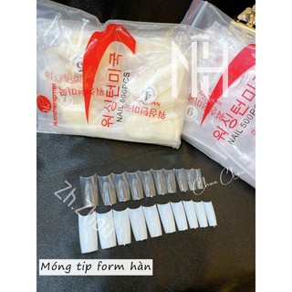 Móng tip hàn đục, móng tip form hàn cao cấp