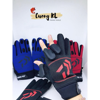 Găng tay câu cá mở ngón gập dán