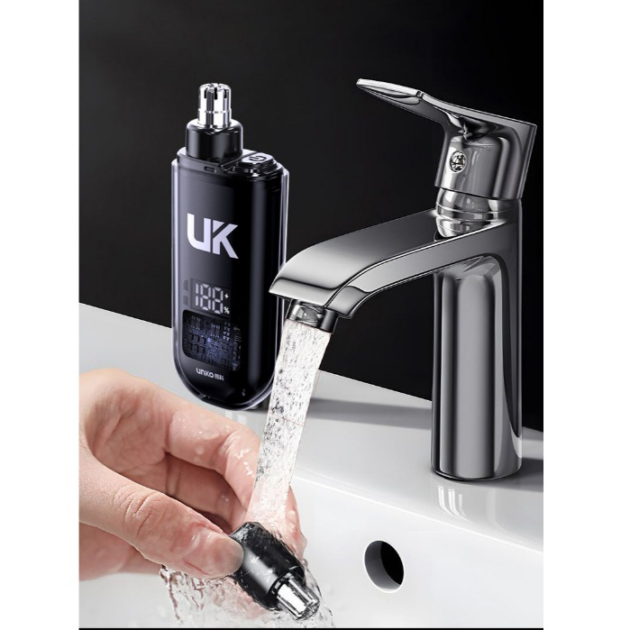 Máy cắt tỉa lông mày lông mũi điện mini UNKA, Sử dụng pin sạc, Vệ sinh dễ dàng