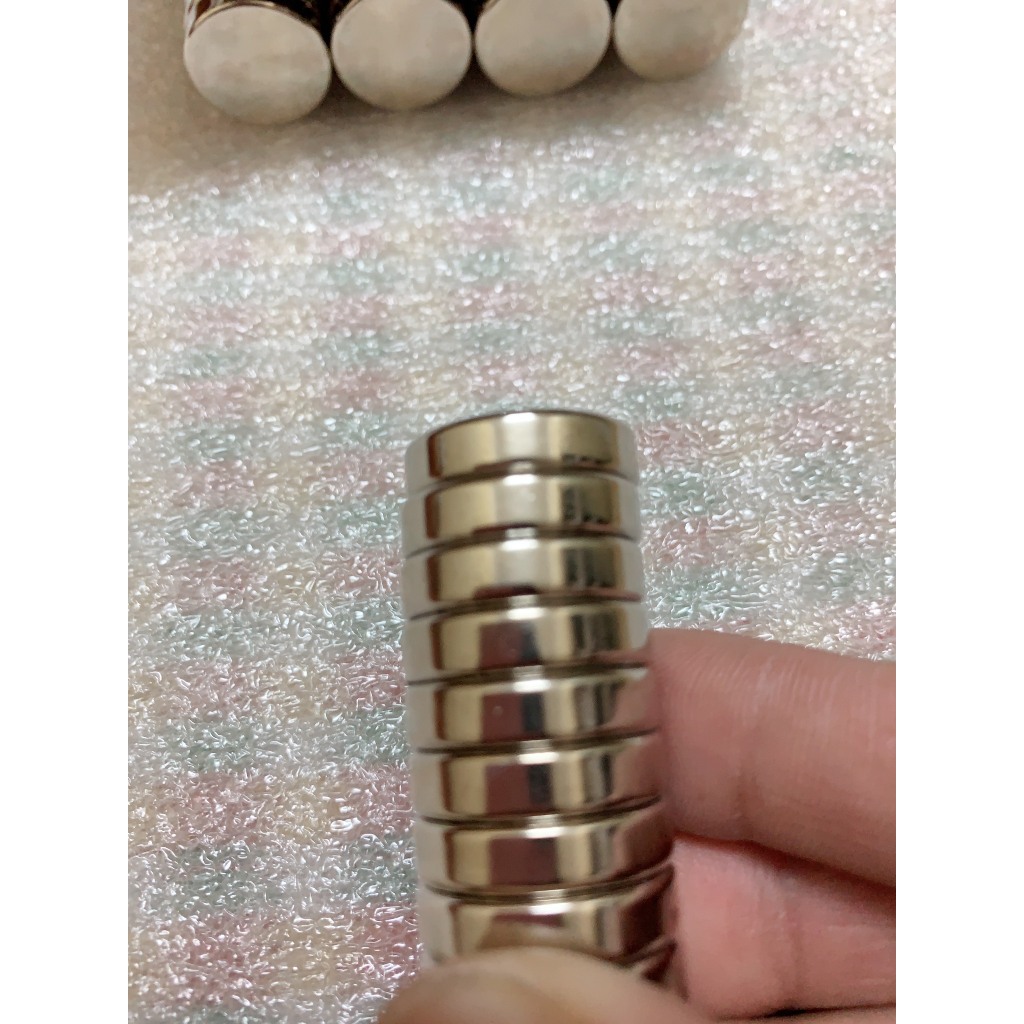 Nam châm viên D20 x4 mm siêu mạnh set 2 viên