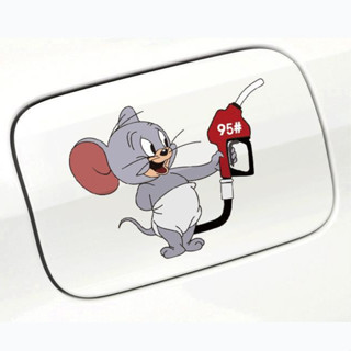  Decal Dán Xe nắp bình xăng Jerry trang trí nắp bình xăng ô tô xe máy xe điện dễ thương 