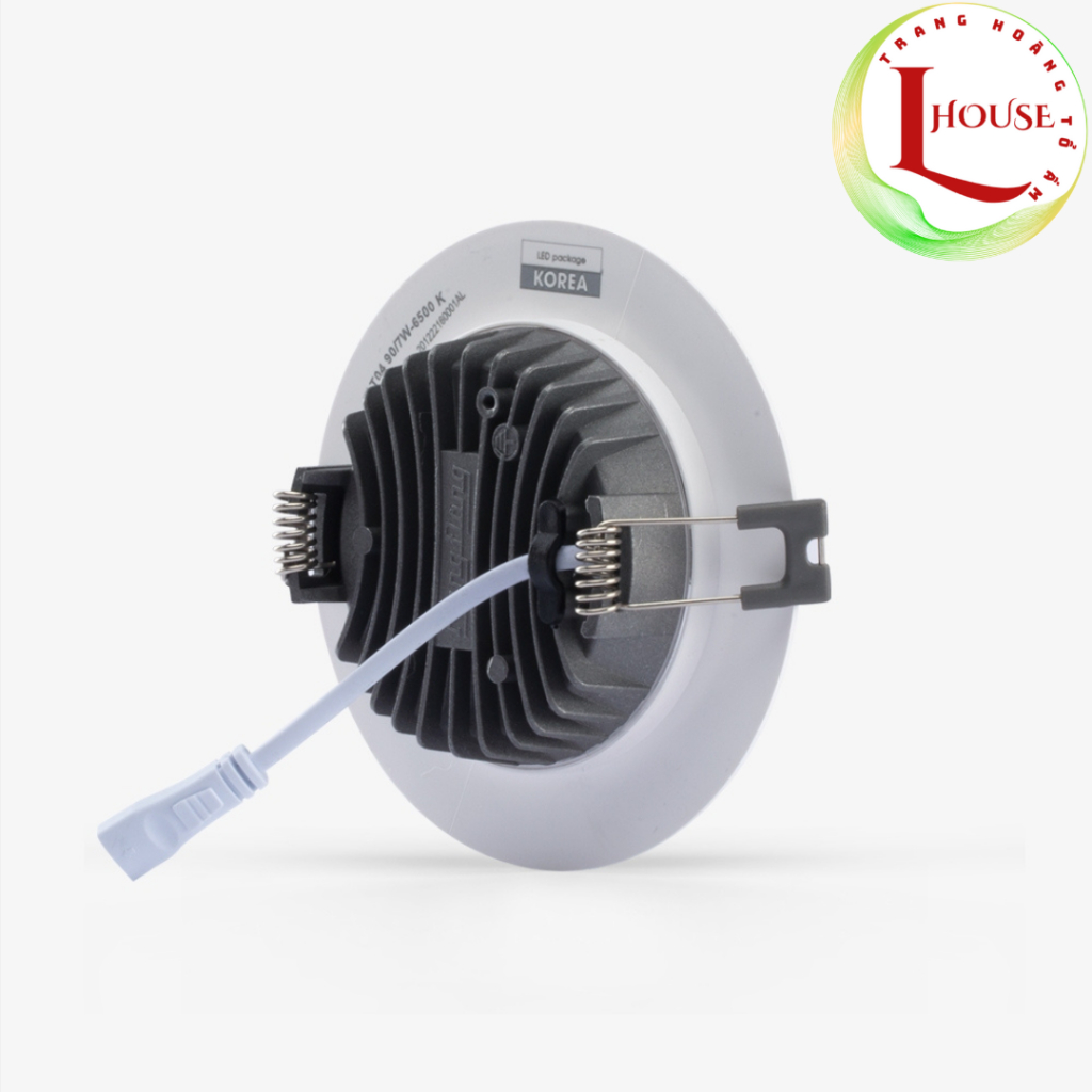 Đèn Led Downlight, Đèn âm trần - Rạng Đông AT04 D90/5W, 7W, 9W (Đế tản nhiệt nhôm)