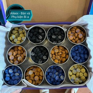 Tẩy Bi A,tẩy nicest chính hãng, Tẩy bida nhiều màu, Đầu cơ bida, Đầu tẩy bi a cao cấp - Aileex - Bàn và Phụ kiện Bi a