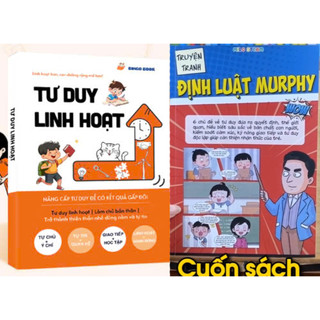 Combo 2 Cuốn: Tư Duy Linh Hoạt + Định Luật Murphy ( Truyện Tranh Cho Bé Từ 7 -12 Tuổi )