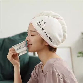Khăn quấn khô tóc mới thần thánh màu trắng