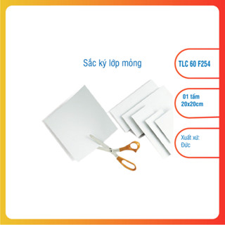 1 Tấm bản mỏng TLC 60 F254 (TLC plate, silica gel coated with flourescent indicator F254)