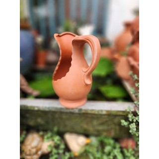 Chậu đất nung - chậu bình sữa xẻ (mới) cao 24cm