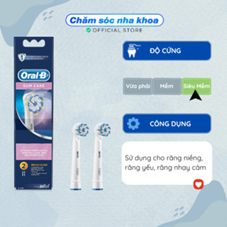 Đầu bàn chải điện Oral B thay thế Gum Care cho răng niềng và răng nhạy cảm