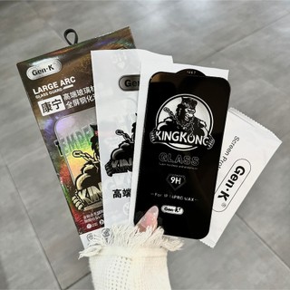  Kính Cường lực iphone KingKong Gen-k HD độ cứng 9H 3X bề mặt phủ Nano bóng mượt 