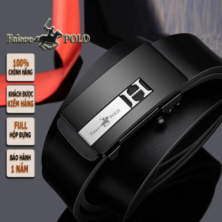  Thắt lưng nam cao cấp FaiaoePOLO chất liệu da bò Full hộp đựng + túi xách  POLO 18 