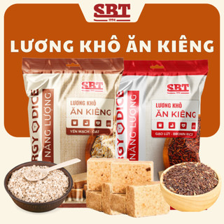 Lương Khô Ăn Kiêng SBT Gạo Lứt Yến Mạch Loại 475g Giảm Đường Ít Ngọt