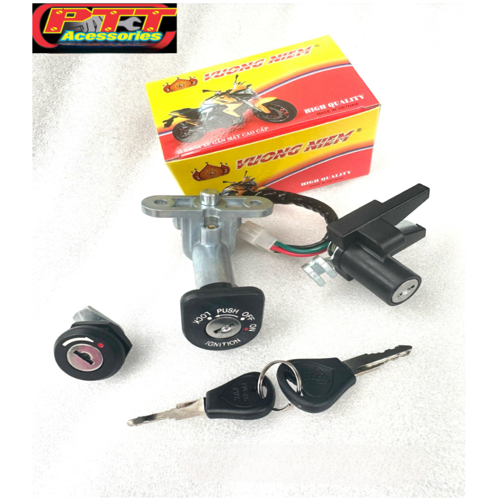 BỘ Ổ KHOÁ XE MAX 2 ( XE NHẬT )