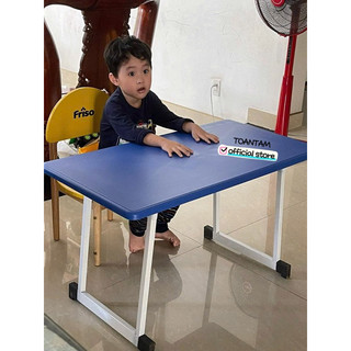 Bàn Mầm Non Chân Gấp Mặt Bàn Nhựa ( chưa ghế)