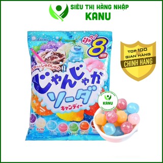  Kẹo soda mix 8 vị trái cây Lion Junka Nhật Bản 114g cho bé ăn vặt ngon rẻ 