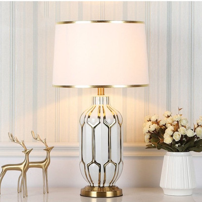 Đèn ngủ để bàn MONSKY TIGEN kiểu dáng hiện đại, cao cấp trang trí nội thất sang trọng - kèm bóng LED