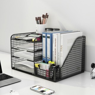  Kệ sách để bàn kệ đựng tài liệu văn phòng nhiều ngăn kệ để sách và dụng cụ học tập cao cấp 