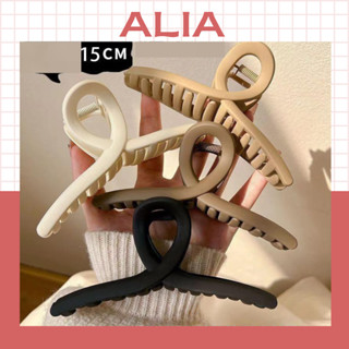 Kẹp Tóc Khổng Lồ 15cm Bằng Nhựa Acrylic Dễ Thương Phong Cách Hàn Quốc Dành Cho Nữ-ALIA