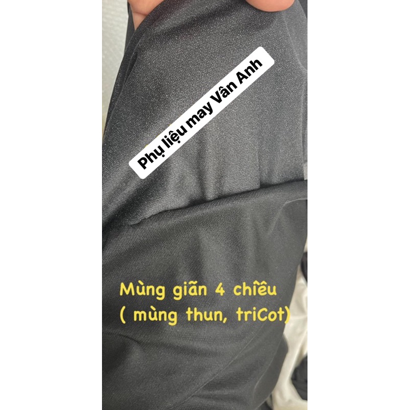 [Combo 2mét] Keo mùng dãn 4 chiều ( mùng thun, triCot) khổ 1,5m-Phụ liệu may Vân Anh