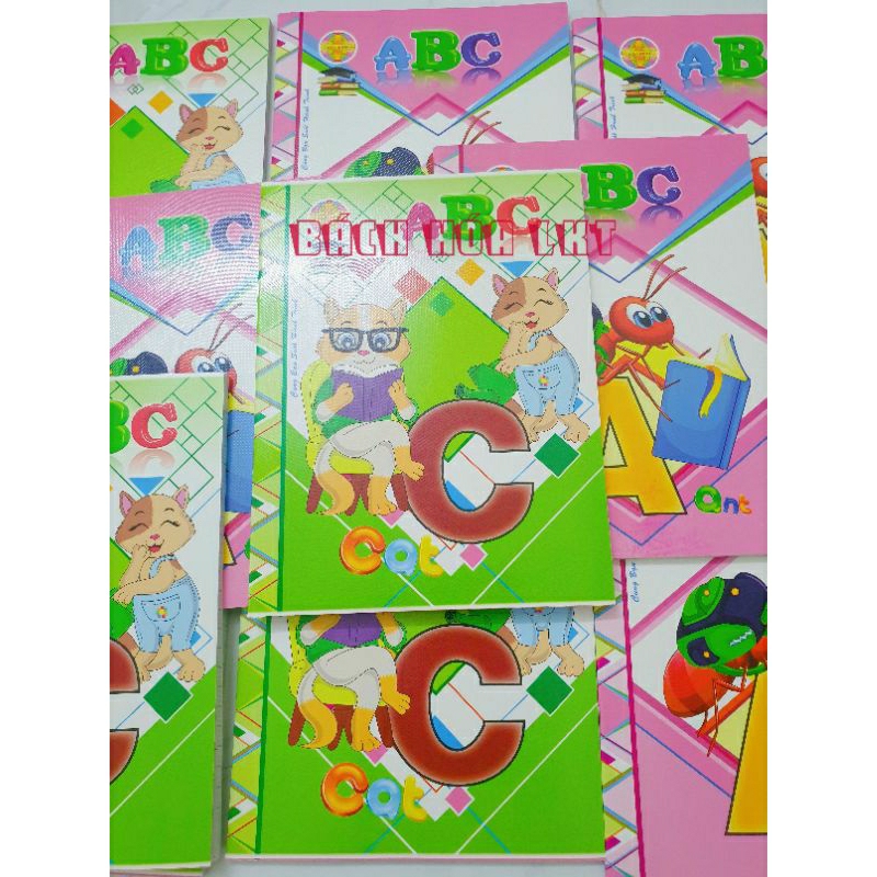 Combo 5 Vở Học Sinh ABC Hòa Bình loại 4 ô ly và 5 ô ly - 96 Trang - Định Lượng 80gsm