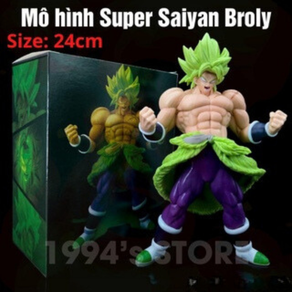 [SẴN] Mô hình cao cấp Broly Super Saiyan cao 24cm cực ngầu, cực chi tiết trong Dragon Ball 7 - Figur
