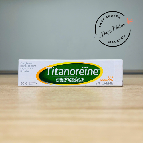 Kem Bôi Trĩ Pháp Titanoreine 20 Gam  [CHÍNH HÃNG - MEDICINE MALAI]