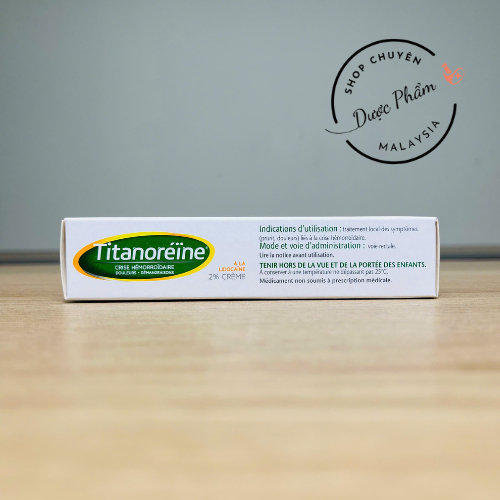Kem Bôi Trĩ Pháp Titanoreine 20 Gam  [CHÍNH HÃNG - MEDICINE MALAI]