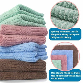 Combo 5 khăn tăng set 5 khăn đa năng (có lẻ 1 khăn) - khăn siêu thấm hút, khăn tắm kích thước 100-50cm