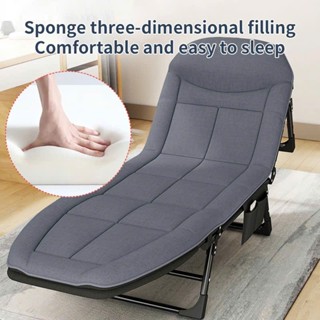 Ghế gấp gọn ngủ trưa cho dân văn phòng, bệnh viện, cắm trại tiện lợi chắc chắn kèm đệm thoải mái