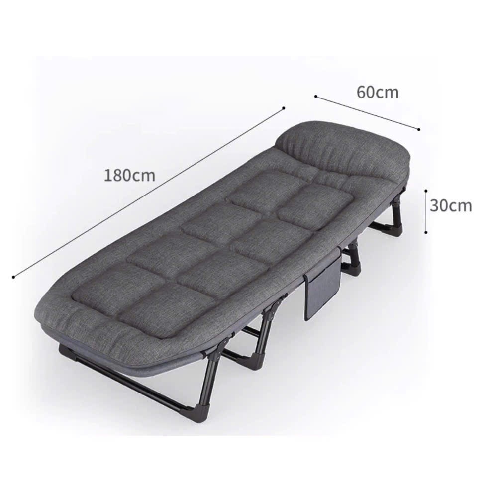 Ghế gấp gọn ngủ trưa cho dân văn phòng, bệnh viện, cắm trại tiện lợi chắc chắn kèm đệm thoải mái | BigBuy360 - bigbuy360.vn